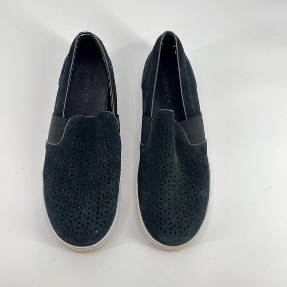 Vionic Black Slip-On Sneakers - Picture 8 of 8